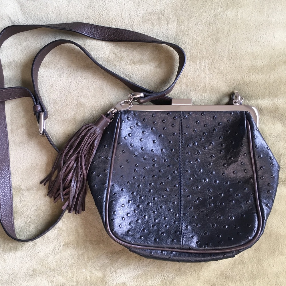 Halogen CrossBody Leather Bag